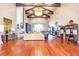 Community room with comfortable seating and fireplace at 672 Cordoba Dr, Davenport, FL 33837