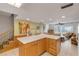 Open concept kitchen and living area with ocean views at 815 Ocean Shore Blvd # U9A, Ormond Beach, FL 32176