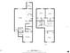 Detailed floor plan showcasing the layout of this two-story home with 3 bedrooms and 3 bathrooms at 9025 Savannah Julip Ln, Orlando, FL 32832