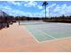 Community tennis courts with lake views and lush tropical landscaping at 9025 Savannah Julip Ln, Orlando, FL 32832