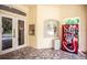 Clubhouse entryway with vending machines and notice board at 1065 Park Ridge Cir, Kissimmee, FL 34746