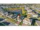 Aerial view of house and surrounding neighborhood at 16719 Sanctuary Dr, Winter Garden, FL 34787