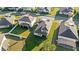 Aerial view showing home's backyard and neighborhood at 16719 Sanctuary Dr, Winter Garden, FL 34787