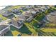 Aerial view of house with backyard and screened enclosure at 16719 Sanctuary Dr, Winter Garden, FL 34787