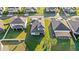Aerial view of house and surrounding neighborhood at 16719 Sanctuary Dr, Winter Garden, FL 34787