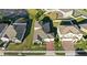Aerial view of house and surrounding neighborhood at 16719 Sanctuary Dr, Winter Garden, FL 34787