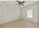 Bedroom with tile flooring, ceiling fan, neutral paint, and natural light at 2961 Cedar Glen Pl, Oviedo, FL 32765