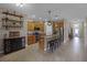 Modern kitchen with stainless steel appliances and an island at 3649 Corsica Ln, Clermont, FL 34711