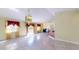 Spacious dining room with tile floors and a chandelier at 3917 Derby Dr, Lakeland, FL 33809