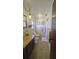 Retro bathroom with tiled floors and shower at 547 Queens Mirror Cir, Casselberry, FL 32707