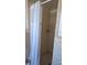 Clean shower stall with white shower curtain at 547 Queens Mirror Cir, Casselberry, FL 32707