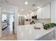 Modern kitchen featuring stainless steel appliances and white cabinetry at 8451 Leatherleaf Ln, Orlando, FL 32827