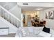 Open floorplan with light living room and kitchen view at 8451 Leatherleaf Ln, Orlando, FL 32827
