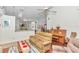 Relaxing living room with comfortable seating and a view of the kitchen at 8520 Sw 209Th Ct, Dunnellon, FL 34431