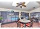 Relaxing pool patio with seating and access to the refreshing pool at 8520 Sw 209Th Ct, Dunnellon, FL 34431