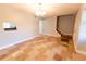 Spacious dining area with tile floors and a chandelier at 1009 Grove St # 90, Maitland, FL 32751