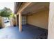 View of an empty single car garage at 1009 Grove St # 90, Maitland, FL 32751