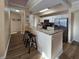 Modern kitchen featuring stainless steel appliances and granite countertops at 12021 Villanova Dr # 111, Orlando, FL 32837