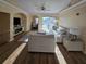 Spacious living room featuring hardwood floors and ample natural light at 12021 Villanova Dr # 111, Orlando, FL 32837