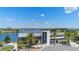 Aerial view of Canvas Restaurant & Market near lake at 13384 Leggett Aly, Orlando, FL 32827