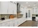 White kitchen with modern appliances and stylish backsplash at 2647 Zuni Rd, Saint Cloud, FL 34771