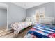 Two twin beds in a bedroom with owl and nautical bedding at 3715 Calabria Ave # 0, Davenport, FL 33897