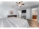 King bedroom with ensuite bathroom and TV at 3715 Calabria Ave # 0, Davenport, FL 33897