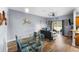 Open living and dining space with glass table and patio access at 3715 Calabria Ave # 0, Davenport, FL 33897