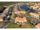 Aerial view showing the townhome's location in community at 4706 Vero Beach Pl, Kissimmee, FL 34746