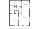 One bedroom floor plan, including kitchen, living room, and bath at 604 Northlake Dr, Sanford, FL 32773