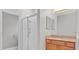 Main bathroom with walk-in shower and single vanity at 10952 Arbor View Blvd, Orlando, FL 32825