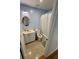 Full bathroom with shower/tub combo, vanity, and toilet at 1208 Honey Rd, Apopka, FL 32712