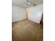 Spacious bedroom with carpeted floors and ceiling fan at 1208 Honey Rd, Apopka, FL 32712