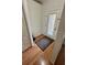 Home entryway with wood flooring and stained glass door at 1208 Honey Rd, Apopka, FL 32712