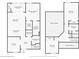 Detailed floor plan showcasing the layout of the home's two floors, with measurements for rooms and closets at 13312 Summerton Dr, Orlando, FL 32824