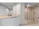 Bathroom with shower, tub, and updated fixtures at 241 Riverside Drive # 409, Daytona Beach, FL 32117