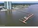 Community boat slips provide convenient waterfront access at 241 Riverside Drive # 409, Daytona Beach, FL 32117
