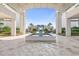 Elegant building entrance with fountain and covered walkway at 241 Riverside Drive # 409, Daytona Beach, FL 32117