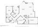 Concise floor plan showcasing a spacious layout with multiple bedrooms and bathrooms at 241 Riverside Drive # 409, Daytona Beach, FL 32117