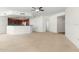 Open kitchen features a breakfast bar and modern appliances at 241 Riverside Drive # 409, Daytona Beach, FL 32117