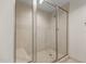 Large walk-in shower with glass enclosure and built-in seat at 241 Riverside Drive # 409, Daytona Beach, FL 32117