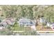Aerial view of a two-story house with a landscaped yard at 2718 Se 45Th Ave, Ocala, FL 34480
