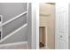Small closet with wire shelving, under stair storage at 2718 Se 45Th Ave, Ocala, FL 34480