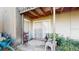 Private patio with space for seating and plants at 273 Scottsdale Sq # 273, Winter Park, FL 32792