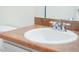 Bathroom with updated vanity and vessel sink at 308 Robin Rd, Davenport, FL 33896