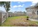 Fenced backyard with grassy area and patio at 430 Magpie Ct, Kissimmee, FL 34759