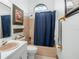 Clean bathroom featuring a tub shower combination at 430 Magpie Ct, Kissimmee, FL 34759