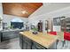 Kitchen island overlooks the living room, creating an open and airy space at 430 Magpie Ct, Kissimmee, FL 34759