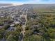Aerial view of property location near the coast, showcasing surrounding landscape and neighborhood at 4390 Saxon Dr, New Smyrna Beach, FL 32169