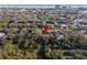 Aerial view showing property location near the coast at 4390 Saxon Dr, New Smyrna Beach, FL 32169